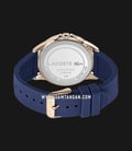 Lacoste Florence 2001110 Ladies Rose Gold Dial Blue Rubber Strap-2