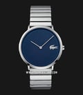 Lacoste Moon 2010953 Men Blue Dial Stainless Steel Strap-0