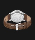 Lacoste Moon 2011002 Men White Dial Brown Leather Strap-2