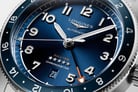 Longines Spirit Zulu Time L3.812.4.93.6 Automatic Sunray Blue Dial Stainless Steel Strap-3