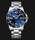 Longines HydroConquest L3.840.4.96.6 Sunray Blue Dial Stainless Steel Strap-0