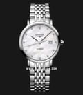 The Longines Elegant Collection L43104876 Automatic Diamond White MOP Dial Stainless Steel Strap-0