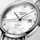 The Longines Elegant Collection L43104876 Automatic Diamond White MOP Dial Stainless Steel Strap-3