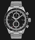 Lucien Piccard Grani LP-28004C-104 Chronograph Black Dial Stainless Steel Strap-0