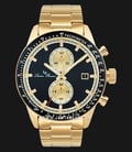 Lucien Piccard Grani LP-28004C-11-YA-GB Chronograph Black Dial Gold Stainless Steel Strap-0
