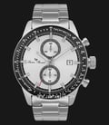 Lucien Piccard Grani LP-28004C-22S Chronograph Silver Dial Stainless Steel Strap-0