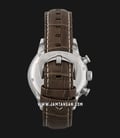 Lucien Piccard Welles LP-28006C-02-BRW Chronograph Silver Dial Brown Leather Strap-2