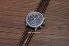 Lucien Piccard Holden LP-28017MF-03-BRW Chronograph Blue Dial Brown Leather Strap-1