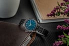 Lucien Piccard Jayne LP-28020-BB-33MOP Blue Mother of Pearl Dial Black Stainless Steel Strap-1