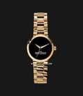 Marc Jacobs MJ0120179280 The Round Watch Ladies Black Dial Gold Stainless Steel Strap-0