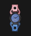Marc Jacobs MJ0120179292 The Cuff Watch Ladies Blue Dial Dual Tone Leather Strap-0