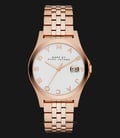 Marc Jacobs MBM3392 The Slim White Dial Rose Gold tone Ladies Watch-0