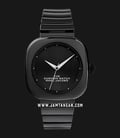 Marc Jacobs The Cushion Watch MJ0120184713 Ladies Black Dial Black Stainless Steel Strap  -0