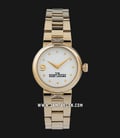 Marc Jacobs The Round Watch MJ0120184718 Ladies Silver Dial Gold Stainless Steel Strap -0