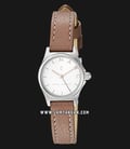 Marc Jacobs Henry MJ1625 White Dial Brown Leather Strap-0