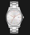 Marc Jacobs Henry MJ3583 Ladies Silver Dial Stainless Steel Strap-0