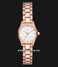 Marc Jacobs Henry MJ3587 White Dial Rose Gold Stainless Steel Strap-0