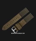 Strap Jam Tangan Leather Martini Crazy Horse C11602-20X20 Brown 20mm Silver Buckle-0