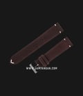 Strap Jam Tangan Leather Martini Latigo C13302-20X20 Dark Brown 20mm Silver Buckle-0