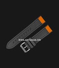 Strap Jam Tangan Fabric-Rubber Martini Cordura C14311-22X20 Orange-Black 22mm Silver Bckl-1