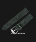 Strap Jam Tangan Martini Gela C167007-20x20 20mm Forest Green Leather - Silver Buckle-1