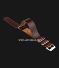 Strap Jam Tangan Leather Martini Parma C16905-22X22 Brown 22mm Silver Buckle-0