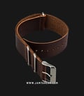 Strap Jam Tangan Leather Martini Parma C16905-22X22 Brown 22mm Silver Buckle-1