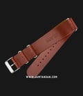 Strap Jam Tangan Leather Martini Parma C16906-20X20 Brown 20mm Silver Buckle-2