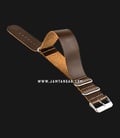 Strap Jam Tangan Leather Martini Parma C16907-22X22 Brown 22mm Silver Buckle-0