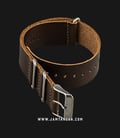 Strap Jam Tangan Leather Martini Parma C16907-22X22 Brown 22mm Silver Buckle-1
