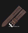 Strap Jam Tangan Leather Martini 50s C17503_V2-20X18 Chocolate 20mm Silver Buckle-0