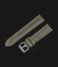 Strap Jam Tangan Leather Martini 50s C17505-22X20 Green Olive 22mm Silver Buckle-0