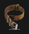 Strap Jam Tangan Leather Martini Camouflage C17602-20X20 Brown-Green 20mm Silver Buckle-1