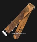 Strap Jam Tangan Leather Martini Camouflage C17602-20X20 Brown-Green 20mm Silver Buckle-2