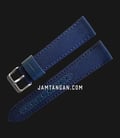 Strap Jam Tangan Martini I114004-22X20 22mm Dark Blue Nylon - Silver Buckle-0
