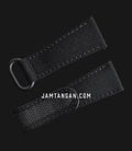 Strap Jam Tangan Martini I115001-22x18 22mm Black Nylon - Black Stainless Steel Band Loop-0