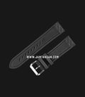 Strap Jam Tangan Leather-Rubber Martini Potenza N110_V2-22X20 Black 22mm Silver Buckle-1