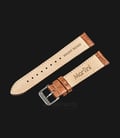 Strap Jam Tangan Leather Martini South Africa P21204-ML-20X18 Tan 20mm Silver Buckle-1