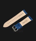 Strap Jam Tangan Leather Martini South Africa P21208-24X22 Blue 24mm Silver Buckle-1