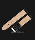 Strap Jam Tangan Leather Martini South Africa P22201-22X20 Black 22mm Silver Buckle-1