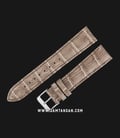 Strap Jam Tangan Leather Martini South Africa P22210-20X18 Biege 20mm Silver Buckle-0