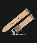 Strap Jam Tangan Leather Martini South Africa P22210-20X18 Biege 20mm Silver Buckle-1