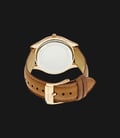 Michael Kors MK2465 Slim Runway Champagne Dial Brown Leather Strap Watch-2