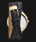 Michael Kors MK2468 Slim Runway Gold Dial Black Leather Strap Watch-2