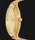 Michael Kors MK2476 Slim Runaway Gold Dial Pink Leather Strap Watch-1