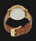 Michael Kors MK2496 Jaryn Gold Tone Dial Brown Leather Strap Watch-2