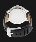 Michael Kors MK2518 Hartman Silver Tone Dial Black Leather Strap Watch-2