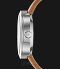 Michael Kors MK2573 Garner Silver Dial Brown Leather Strap Watch-1