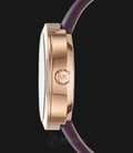 Michael Kors MK2575 Garner Rose Gold Dial Purple Leather Strap Watch-1