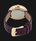 Michael Kors MK2575 Garner Rose Gold Dial Purple Leather Strap Watch-2